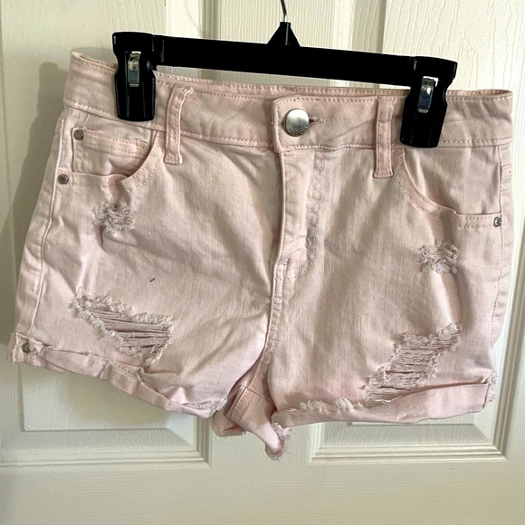 Tinseltown Shorts Tinseltown Light Pink Jean Shorts Poshmark